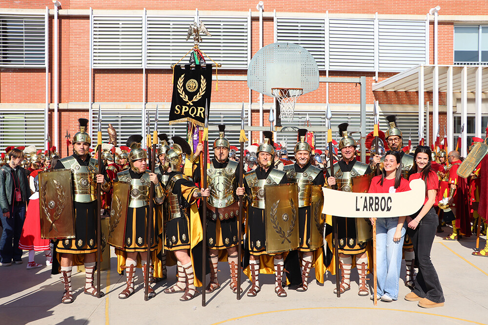 Armats de l'Arboç durant la trobada