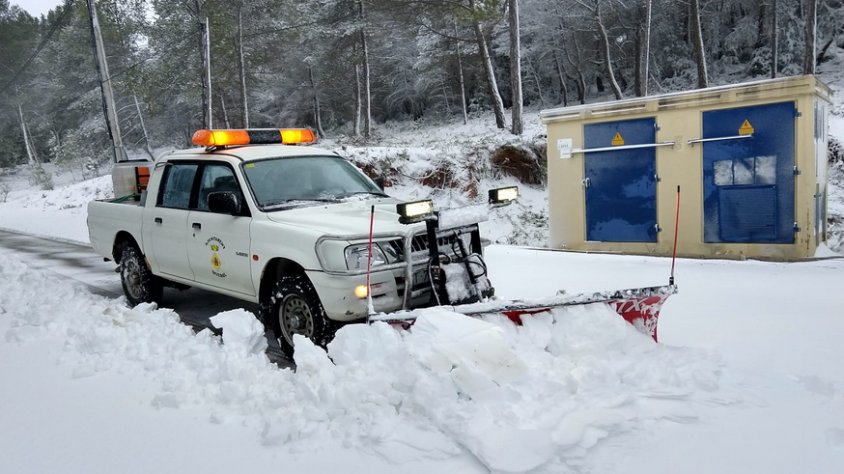 La nevada s'estén per bona part de Catalunya, especialment a Terres de l'Ebre i Ponent 