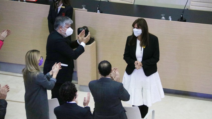 La regidora de la CUP a l'Arboç Maria Mestre desobeeix la citació judicial com a investigada pel tall de la Jonquera
