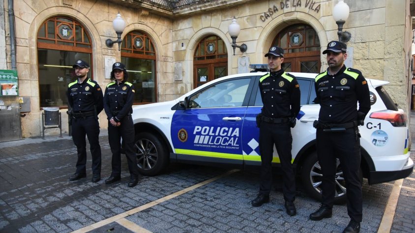 S’incorpora a la plantilla de la Policia local la primera promoció d’agents de carrera en una dècada