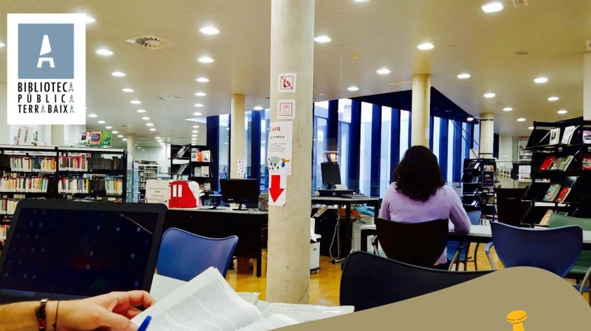 La Biblioteca Pública Terra Baixa torna a oferir el servei de sales d’estudi durant el maig i el juny