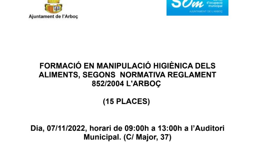 Departament de comunicació de l´Ajuntament de l´Arboç