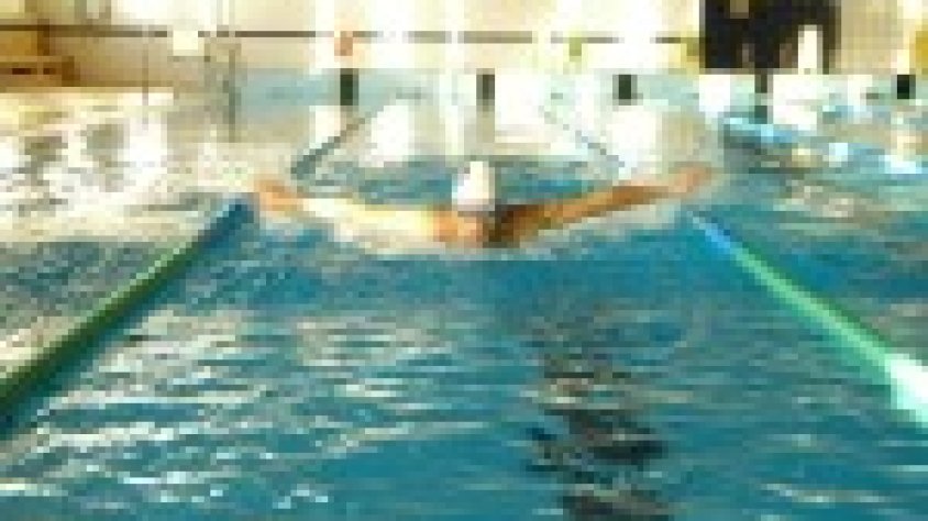 Alex Peinado als Campionats de Catalunya aleví d’hivern