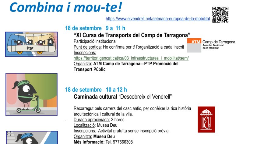 El Vendrell celebra la Setmana Europea de la Mobilitat