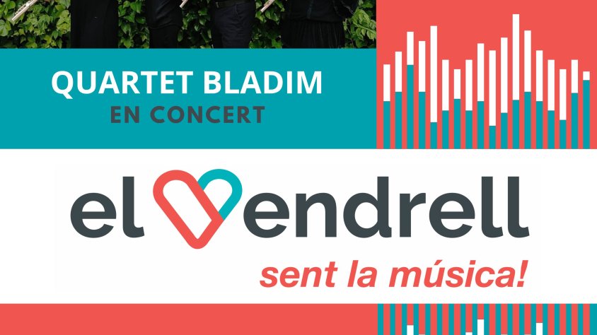 El quartet de flautes travesseres Bladim, protagonista del proper concert del Sent la Música