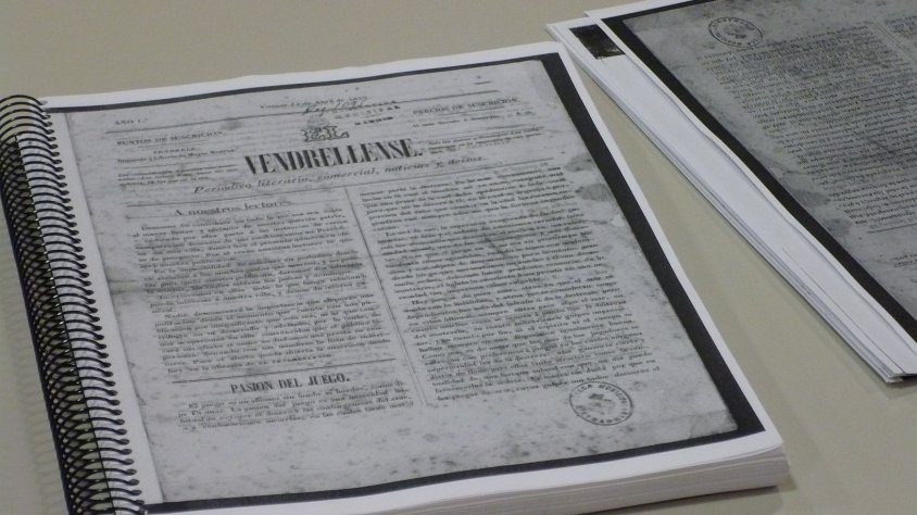 El primer diari imprès al Vendrell
