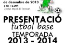 Aquest divendres, presentació de la temporada 2013-2014