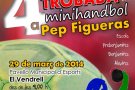 Escalfant motors per a la 4a TROBADA DE MINIHANDBOL “PEP FIGUERAS” 