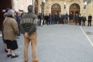 Minut de silenci per l'accident d'avió d'ahir al matí  