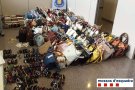 Els Mossos d’Esquadra comissen productes valorats en 62.000 € destinats al top manta al Baix Penedès