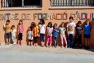 El Centre de Formació d’Adults estrena un rètol creat pels alumnes de l’Escola Municipal d’Art Apel·les Fenosa