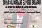 Sopar Solidari amb el Poble Saharaui a Sant Llorenç del Penedès