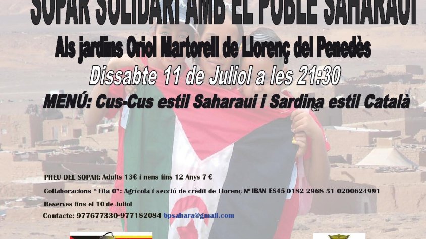 Cartell del sopar