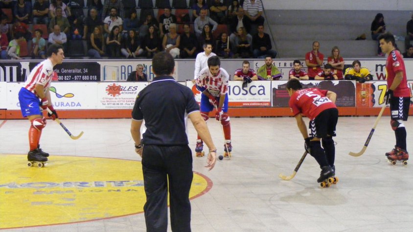 Un instant del partit