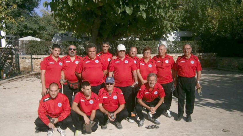 Equip del Club Petanca Vendrell