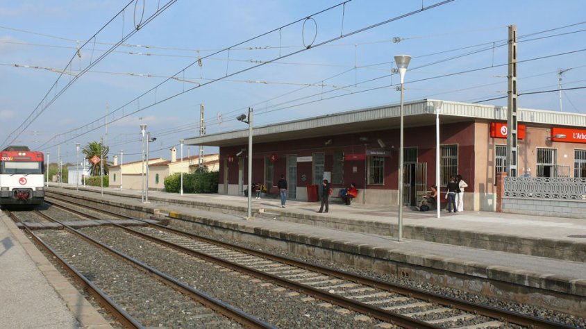 Imatge d’arxiu de l’estació e l’Arboç