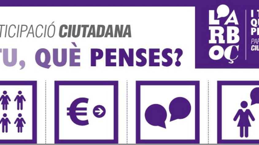 Logotip del Pla Director de Participació Ciutadana de l’Arboç
