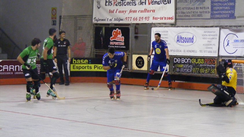 Imatge corresponent al partit que es va jugar al Pavelló del CE Vendrell.