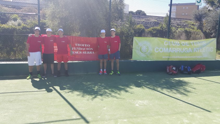 Equip de l'Ins Tarragona d'ESO masculí que intentaran aconseguir dissabte que ve la beca universitària per a la seva institut