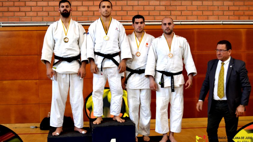 Podi -100 kg. Teimuraz Khachidze OR i Fran Molina BRONZE s’han classificat per al Campionat d’Espanya. Daniel Buendia ha quedat en 4t lloc. | HECTOR ANDREU