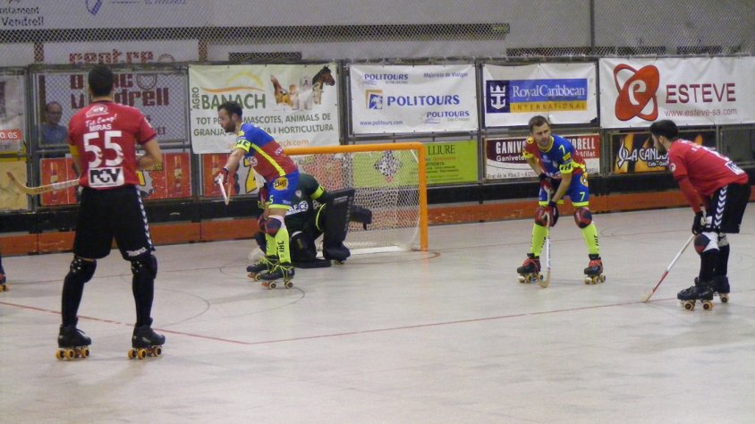 Partit jugat al Vendrell a la primera volta.