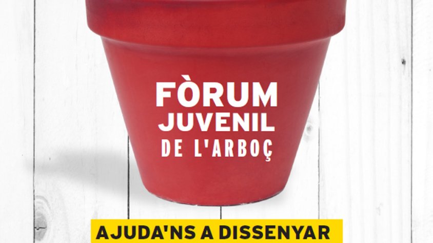 Cartell promocional del Fòrum Juvenil de l’Arboç