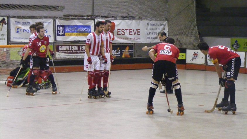 Partit jugat al Vendrell en la primera volta de l'OK Lliga.