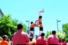 Resultats de la diada d'apadrinament de la Colla Castellera La Bisbal del Penedès