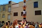  Primer pilar de 5 aixecat per sota dels Bous