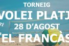 Torneig de volei platja a El Francàs