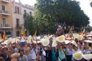 Centenars de comarcans i comarcanes a la Rambla Nova de Tarragona per celebrar l'Onze de Setembre