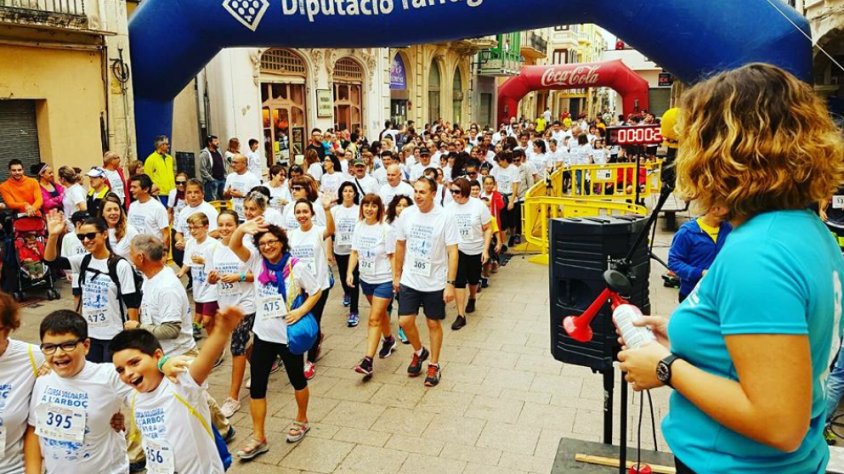 Gran participació a la primera edició de la Marxa/Cursa contra el càncer de l’Arboç