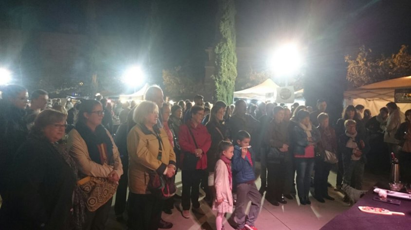 Imatge del concorregut showcooking d’inauguració de la IV Enramada