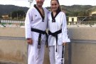 Anna Rovira i Fèlix Salas del Taekwondo La Lira, obtenen el Cinturó negre 3r i 2n Dan