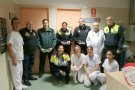 La Policia Municipal del Vendrell, juntament amb altres cossos policials, visiten els infants hospitalitzats