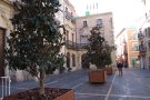 Instal·lació de nou mobiliari urbà a la plaça Vella del Vendrell