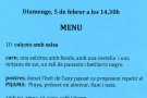 Calçotada a la Societat de Sant Jaume dels Domenys