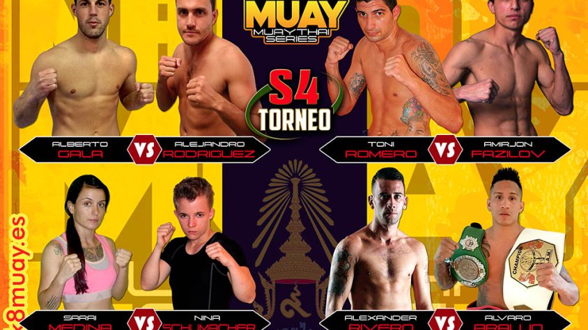 Cartell promocional del NAK Muay 8 - Muaythai Series de l’Arboç
