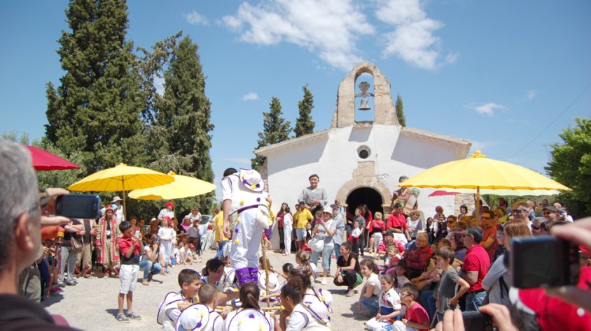 Imatge d’arxiu de l’Aplec a l’ermita de Sant Antoni Abat de la Llacuneta