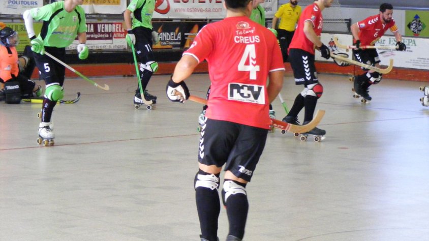 Partit jugat al pavelló del CE Vendrell a la primera volta.