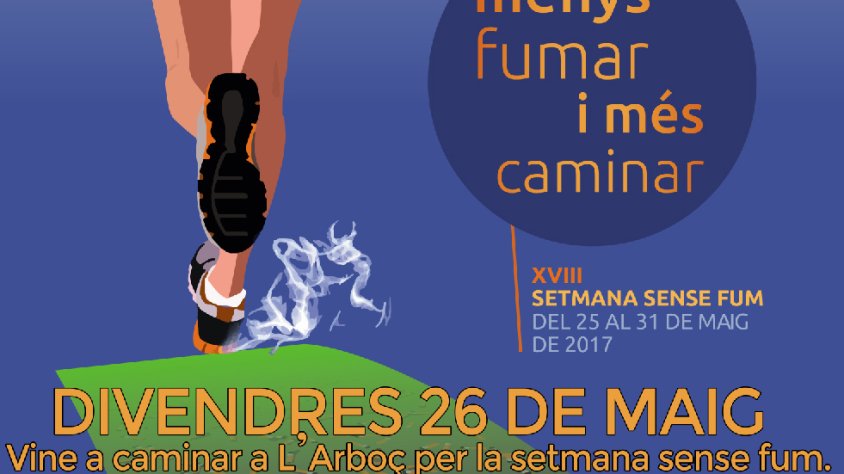Cartell promocional de la caminada.