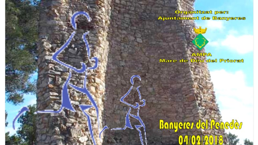 Cartell de la cros comarcal de Banyeres del Penedès.