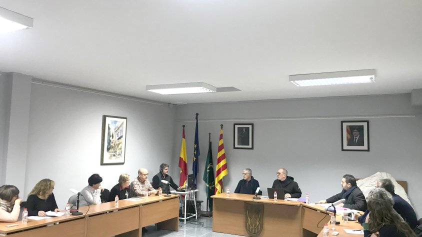 Imatge del ple celebrat ahir dijous dia 28 de desembre.