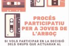 L’Ajuntament de l’Arboç convoca un procés participatiu per decidir els grups del Concert Jove de Festa Major