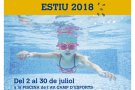 S’obren les inscripcions per als cursos de natació i per al Campus multiesport d’estiu