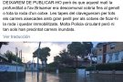 Espectacular inundació a Comarruga