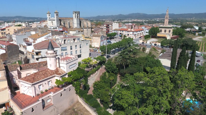 Imatge aèria de l'Arboç.