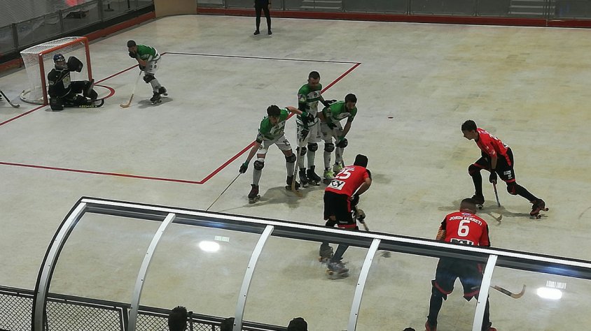 Imatge del partit disputat entre El Vendrell i l'Alcobendas
