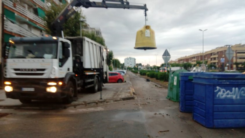 L'ajuntament de Cunit intervé ràpidament les afectacions de la tempesta