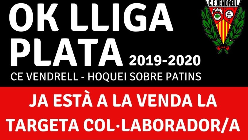 Oferta d'agost per fer-te col·laborador/a de l'OK Lliga Plata del CE Vendrell